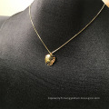 Shangjie OEM Collier Hawaiian 18K Gold Collier Real Gold plaqued Monstera Leaf Pendant femme Hawaiian Jewelry Hawaiian